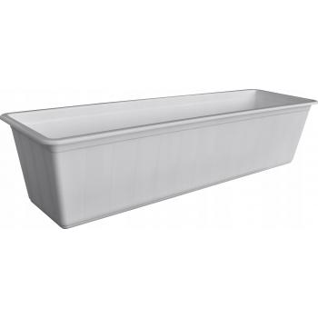 Skrzynka balkonowa - 50cm biała
