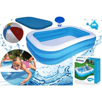 Dmuchany basen ogrodowy 262x175 Bestway 54006 + akcesoria