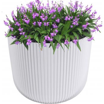 Doniczka okrągła Milly 24cm- Biała