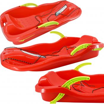 Czerwone sanki Race z hamulcami- Prosperplast