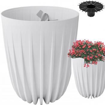 Doniczka Mira Eco śr.14,5 cm- Biała