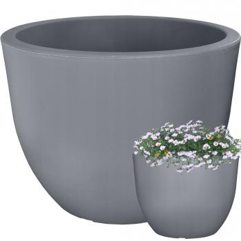 Doniczka okrągła Muna 40cm- Szary beton