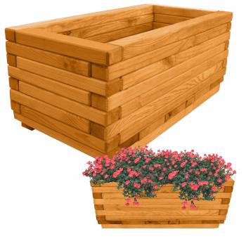 Donica drewniana- doniczka drewniana 60 cm Mahoń