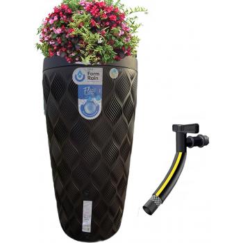 Zbiornik na deszczówkę 240L Flow brąz + kranik