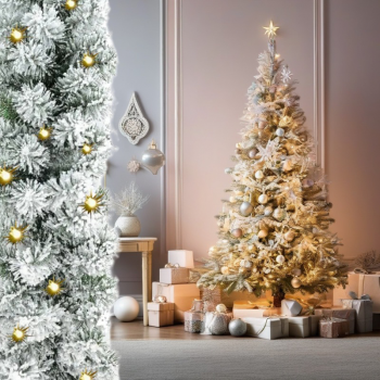 Girlanda świąteczna choinkowa łańcuch ośnieżony-200cm LED