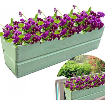 Skrzynka balkonowa- doniczka balkonowa zieleń 64cm
