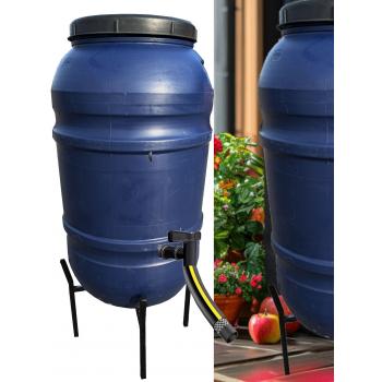 Zbiornik Beczka na wodę 220L+ Podstawa + kran