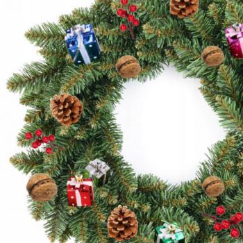 Stroik świąteczny - Dekoracja na stół drzwi - Prezent