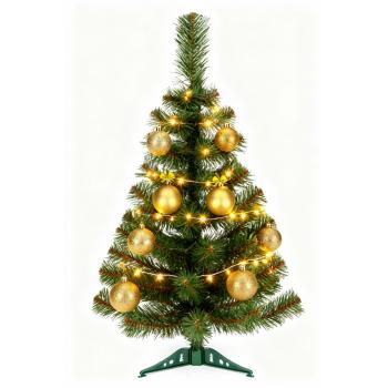 Choinka sztuczna jodła zielona- 50 cm + led