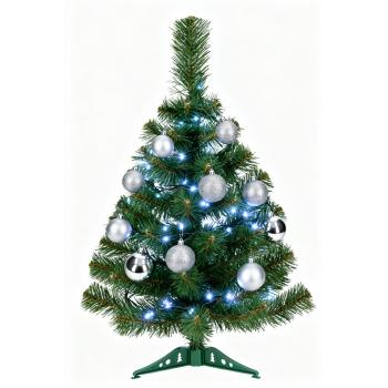 Choinka sztuczna jodła zielona- 50 cm + led