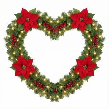 Girlanda świąteczna ubrana 200 cm- Gęsta + LED