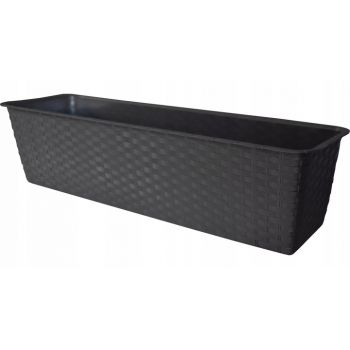 Skrzynka balkonowa - Ratolla 50cm antracyt