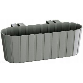 Doniczka na balustradę Boardee DDECZ400 szara