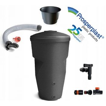 Zbiornik na deszczówkę 270L + przyłącza Wallycan