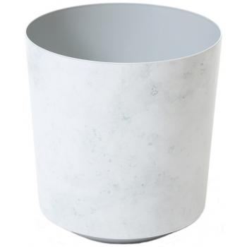 Donica - Osłonka Lamela SOLO 28,5 cm - Biały marmur