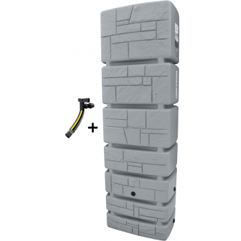 Zbiornik na deszczówkę Aqua Tower Stone 350L+ kranik