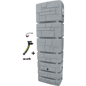 Zbiornik na deszczówkę Aqua Tower 350L+ kranik+ przyłącza