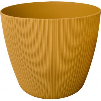 Doniczka Magnolia jumper śr.26cm- Musztardowa