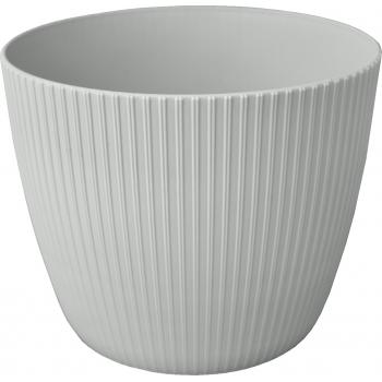 Doniczka Magnolia jumper śr.14cm- Jasno szara