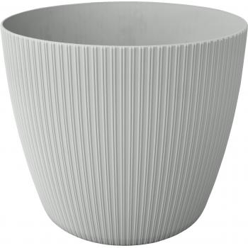 Doniczka Magnolia jumper śr.26cm- Jasno szary
