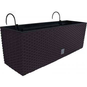 Doniczka Rato Case W DRC600W- brąz + uchwyty