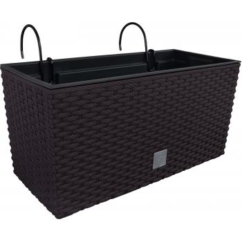 Doniczka Rato Case W DRC400W- brąz + uchwyty