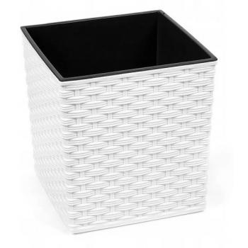 Doniczka lamela juka 30x30 26h+wkład /rattan