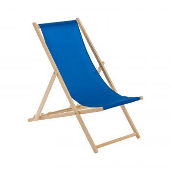 Drewniany leżak plażowy 100% bawełna